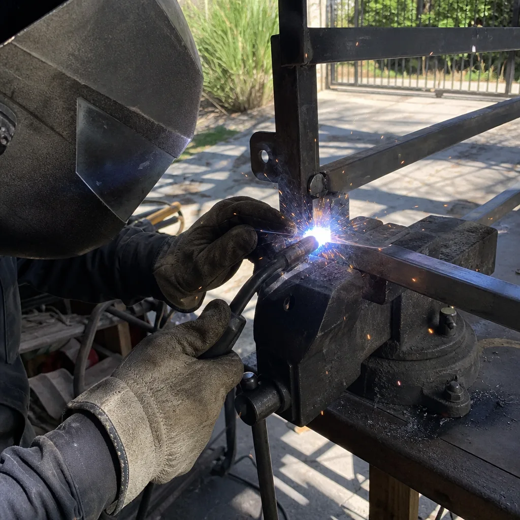 Professional welding services for gate repairs and metal fabrication nationwide
