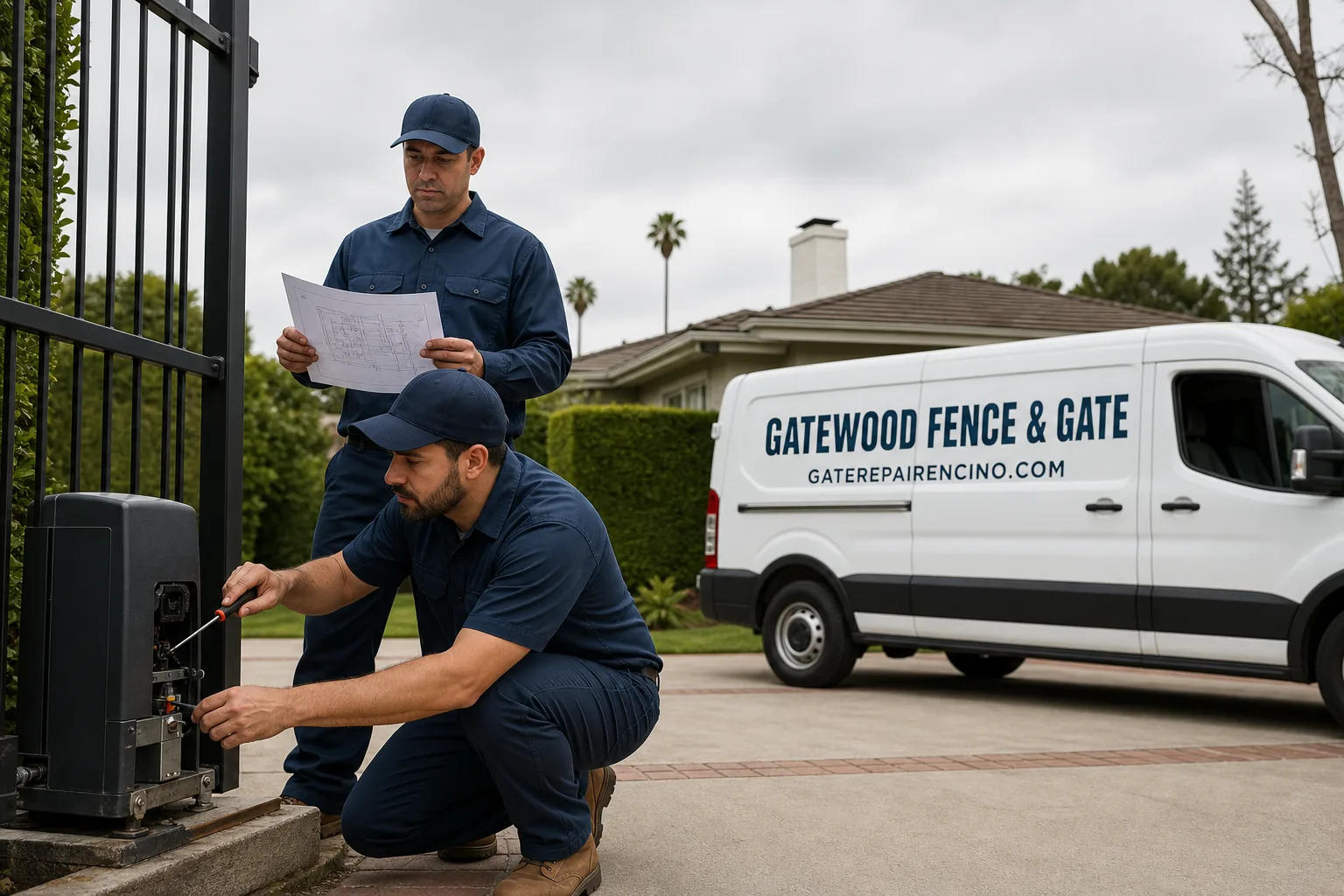 Gate Access Control in Encino, CA | Gatewood Fence & Gate - Gatewood Fence & Gate
